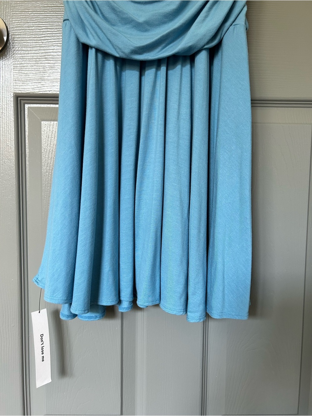 Reformation Kayla Knit Dress in Capri Blue - Picture 11 of 12